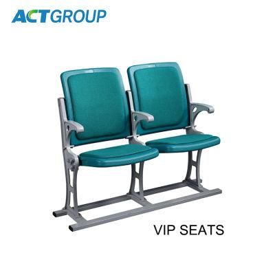 Upholstered Folding Stadium Chair for Stadium, Professional Auditorium Chair Seat, Foldable Gym Chair