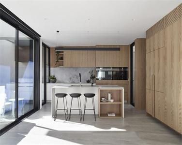 Minimalist Design High End Durable Stain Resistant MDF Laminate Kitchen Cabinet Furniture