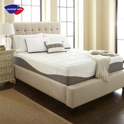 China Wholesale Full Inch High Density Swirl Gel Memory Rebonded Foam Mattress in a Box