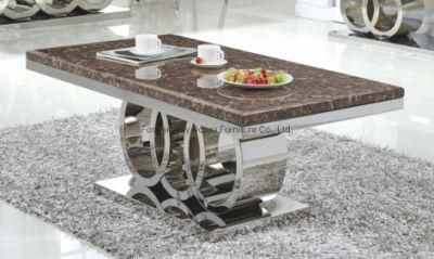 Luxury Design Silver Color Coffee Table