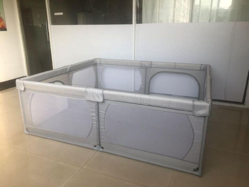 Factory Hot Selling Baby Playpen Barrier High Quality Infant Baby Bed Guardrail in Door