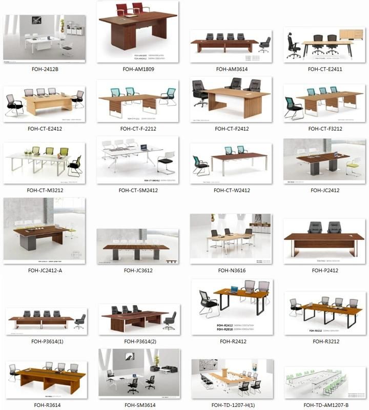 MFC Modern Conference Wooden Melamine Modern Office Table (FOH-TD-1207-H)