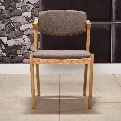 (SP-EC848) Z Shape Armrest Solid Wood Modern Dining Chair Creative Solid Wood Furniture Household Chairs