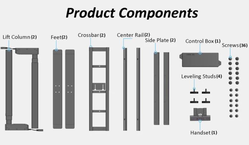 Exclusive Computer Stand up Desk Height Adjustable Standing Desk Factory