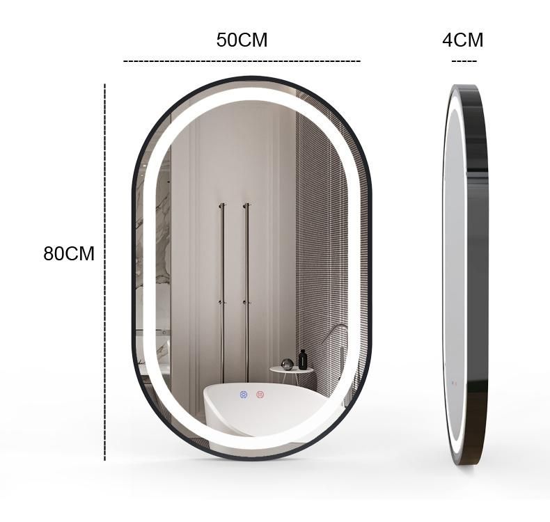 High-End Home Decoration Bathroom Mirror Wholesale Lighted Makeup Mirror