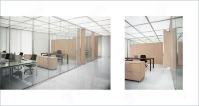 Practical Design Glass Partition Eco-Friendly Office Partition Steel Modern Glass Partitions