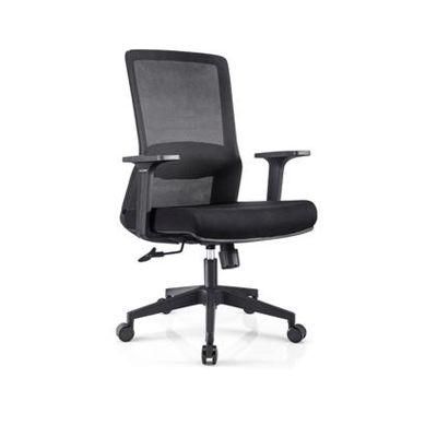 Simple MID Back Mesh Staff Computer Swivel Ergonomic Office Chair Fixed PP Armrest