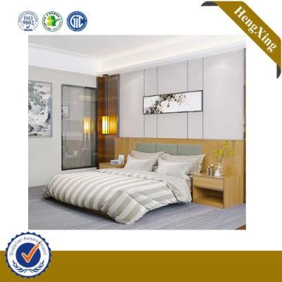 Melamine Laminated Wood Bedroom Furniture with Flat Bed