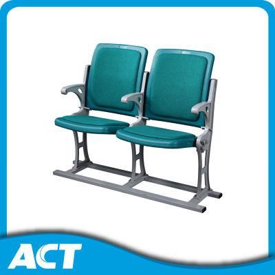 Padded Folding Chair with Aluminum Bracket for Soccer Stadium