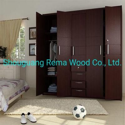 Customized Modular MDF Hotel Full Luxury Bedroom Storage Cabinet Furniture Wooden Modern White Armoire Wardrobe Closets Designs