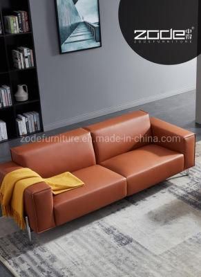 Zode Nordic PU Leather MID Century Modern and Scandi Design Home Office Sofa Living Room Furniture