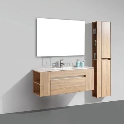 1200mm Width White Wall Mounted Modern Design LED Mirror MDF Bathroom Vanity Cabinet Furniture