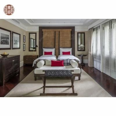 Foshan Manufacturer Hotel Furniture Bedroom Wooden Style