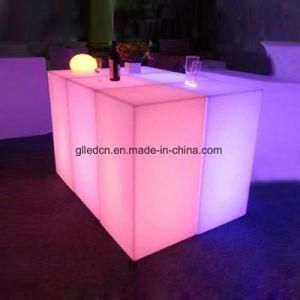 Rechargeable Color Changing Highboy LED Cocktail Table