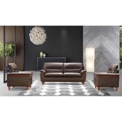 Hotel Office Sectional Modern Leather Sofa for Sale (SZ-SF842)