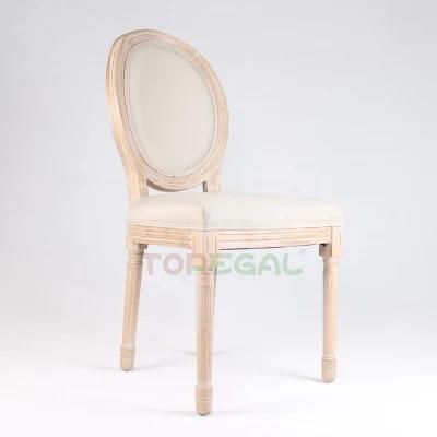 Supply Modern Wood Louis Chair for Wedding Party Dining Hotel