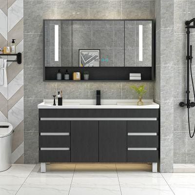 Intelligent Mirror Cabinet Floor Bathroom Cabinet Melamine Environmental Protection
