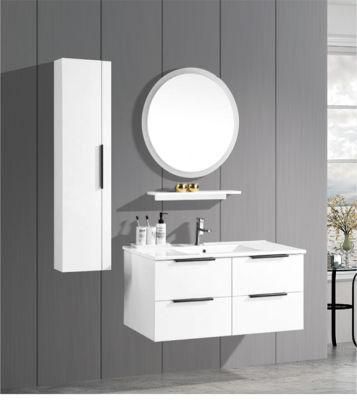 Modern Classic PVC Wall Mounted Bathroom Cabinet