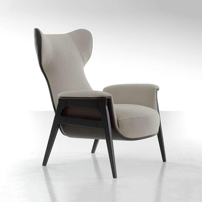 Modern Design Living Room Furniture Leather Lounge Arm Chair Luxury Lobby Living Room Chairs