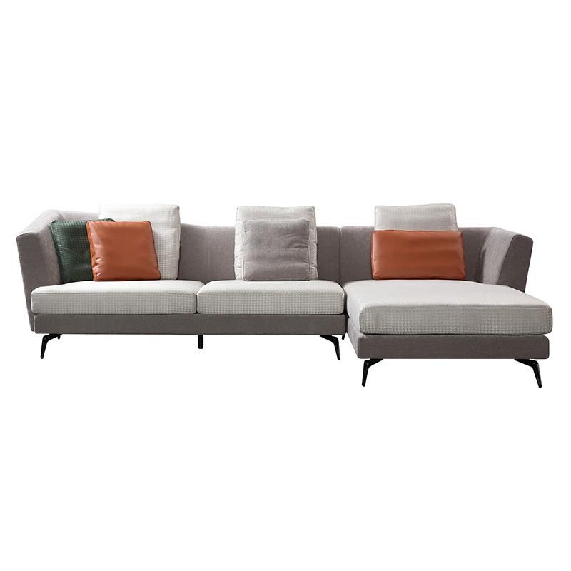 Project Living Room Furniture Morden Design Sectional Fabric Sofa