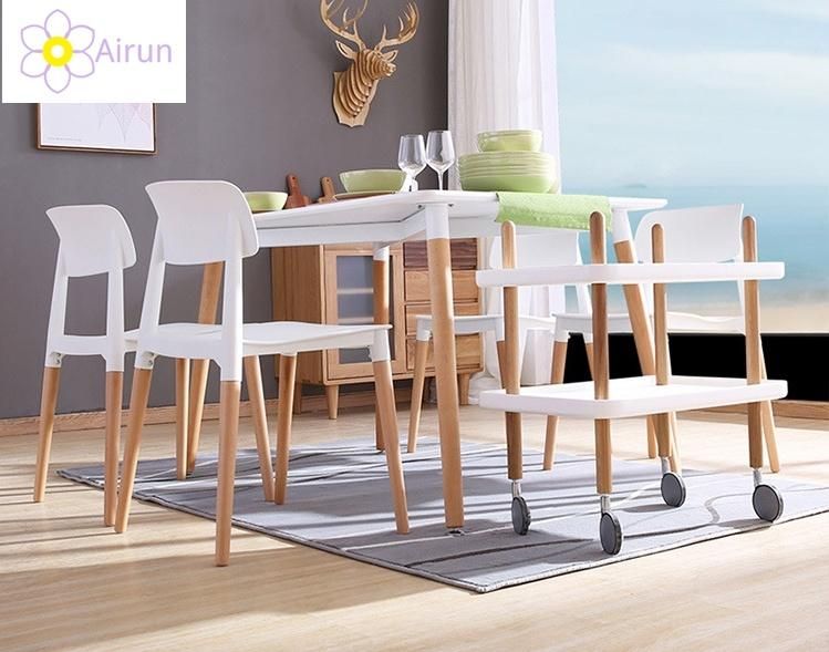 Wholesale Simple Fashion Nordic Dining Table Chair Coffee Leisure Chair Plastic Dining Chair