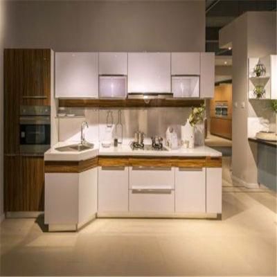 Kitchen Cupboard Chinese Cheap Modern Luxury Island Design Solid Wood Kitchen Cabinet