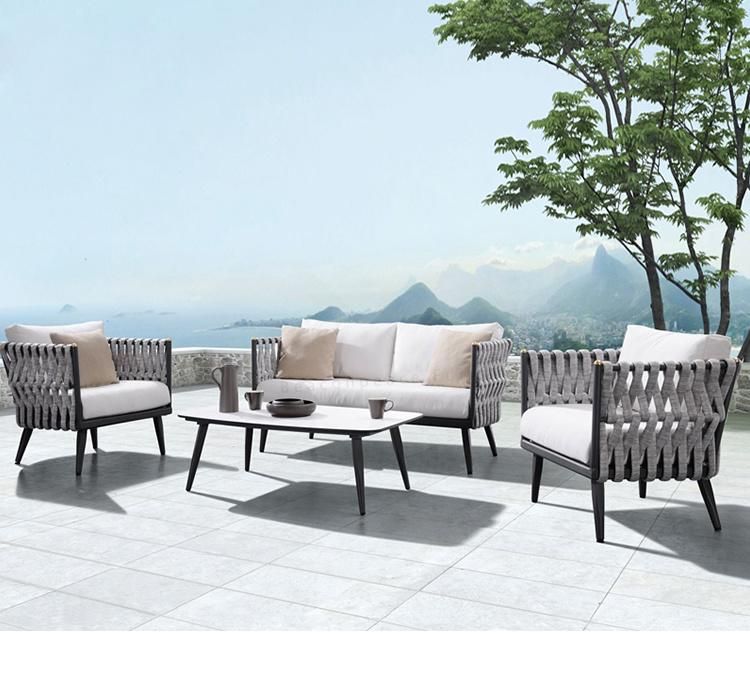 Modern Design Customized Garden Furniture Patio Rattan Sofa Set