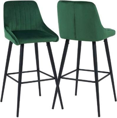 Velvet Bar Chair Modern Design Selling Good Made in China