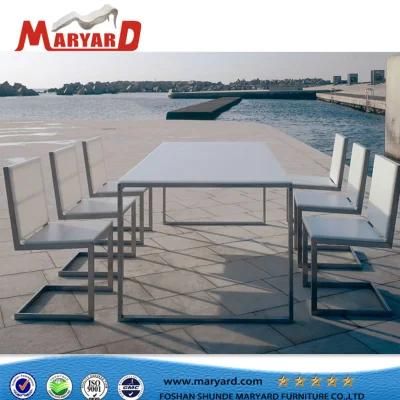 Outdoor Garden and Hotel Modern Dining Table Chair Set