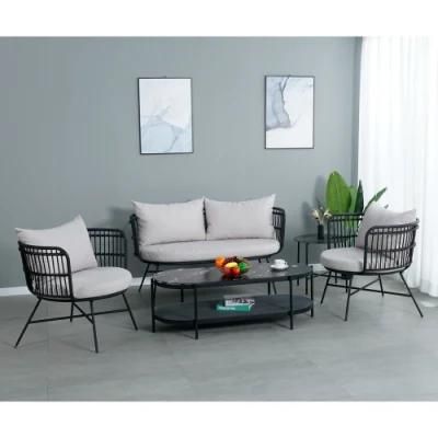 Sun Beach Benches Chaise Lounge Living Room Garden Outdoor Indoor Patio Rattan Chair Set
