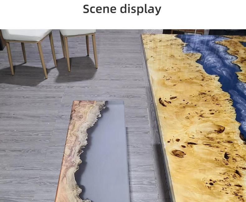 New Arrival Eco Friendly Modern Design Epoxy Resin River Table