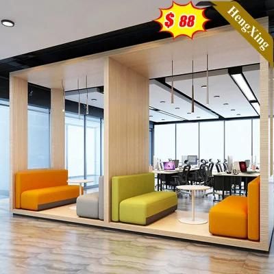 Modern Office Living Room Waiting Room Furniture Set Hotel Chairs Public Leather Sofas