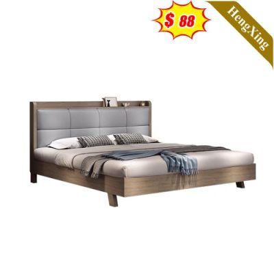 China Modern Factory Wooden Wardrobe King Bed Home Bedroom Furniture