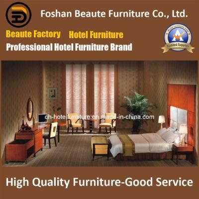 Modern Luxury Solid Wood King Size Bed Furniture Bedroom Set for Holiday Inn Express Hotel Room (NCHB-GL1003)