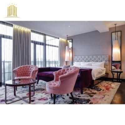 2022 Latest Design Interior Hotel Furniture Bedroom Set Modern Luxury