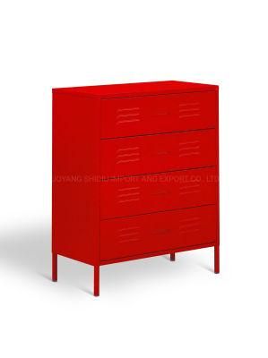 Home Use Storage 4 Drawer Cabinets for Living/Bed Room