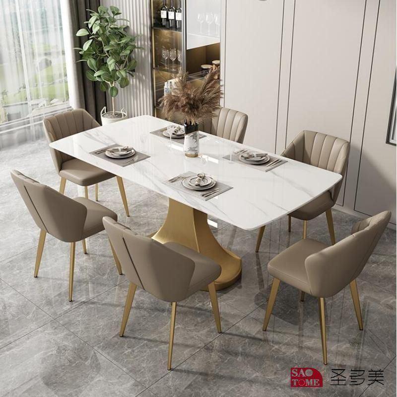 Italian Style Simple Popular Living Room Dining Room Furniture Net Dining Table