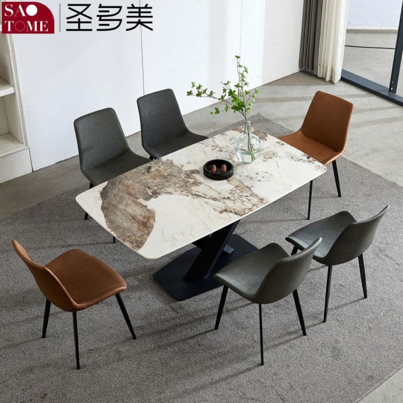 Modern Living Room Dining Room Furniture Cross Table Dining Table