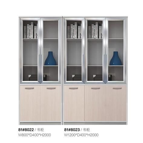 Aluminum Frame Modern Office Bookcase Hot Sale Melamine Filing Cabinet