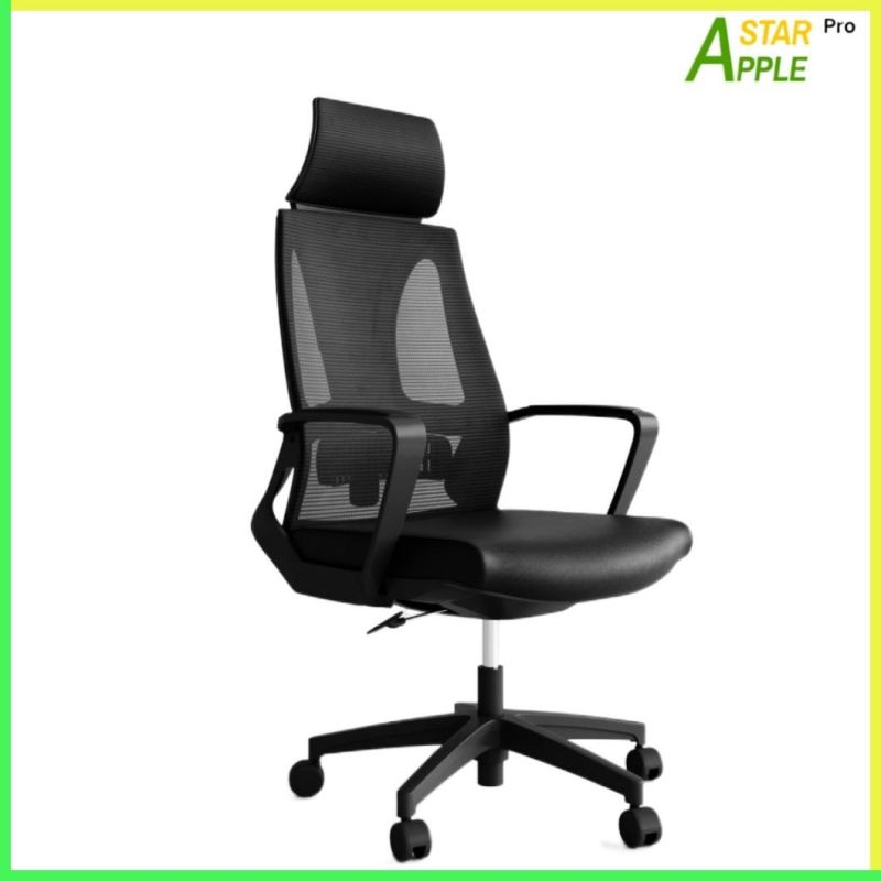 Affordable Great Quality Plastic Leather Computer Parts Folding Shampoo Chairs Salon Barber Massage Beauty Office Mesh Executive Chair with Five-Star Nylon Base