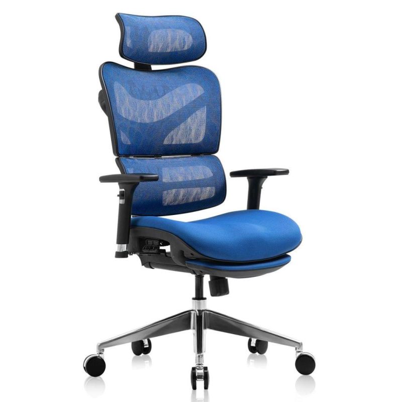 Latest Modern Design Breathable Executive Boss Leather Office Mesh Chair with Wheels