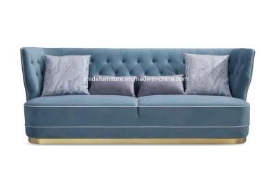 Cheap Modern Fabric Living Room Furniture Velvet Sofa