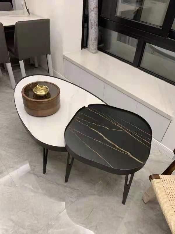 Home Furniture Special Shape Marble Tea Table