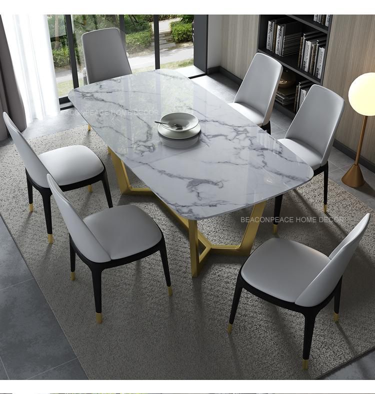 Modern Large Granite Artificial Marble Dining Table