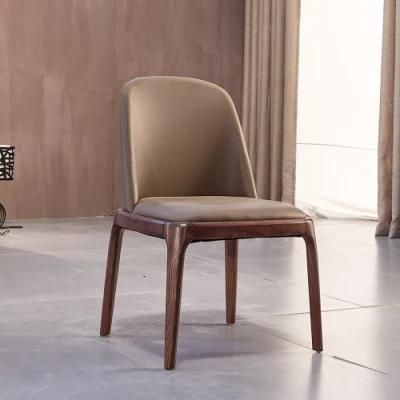 Simple Style Solid Wood Restaurant Chair Made in China Dining Set Wooden Chair