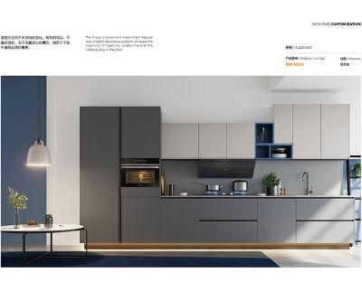 Modern Apartment Kitchen Furniture Ready-to-Assemble Aluminum Kitchen Cabinets