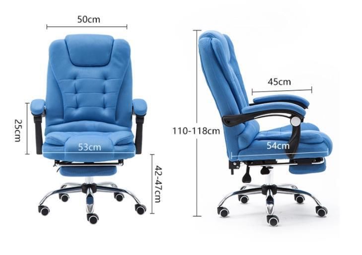 PU Leather Office Chair High Back Staff Adjustable Chair