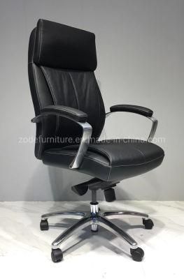 Zode Wholesale Ergonomic Modern PU Leather Genuine Cow Leather Executive Swivel Computer Office Chair