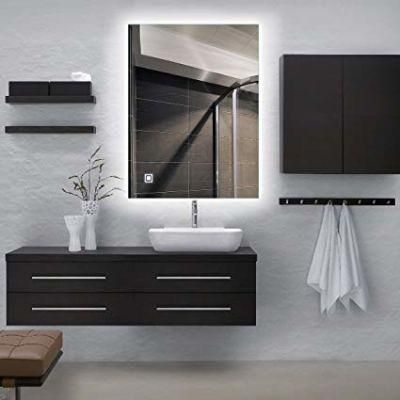 5mm Ce/UL 5000K Wall Mounted Hotel Bathroom LED Lighted Mirror with Defogger