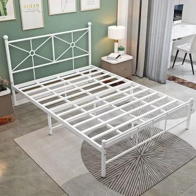 Modern House Furniture Kid Children Bedroom Platform Metal Single Bed